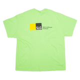 GILDAN Mens T-Shirt Green 2XL