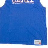 NIKE United Ballers All-world League Mens Vest Blue Sleeveless L