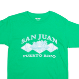 GILDAN San Juan Mens T-Shirt Green L