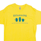 GILDAN Minions Mens T-Shirt Yellow L