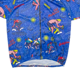 Bicycle Mens Jersey Blue V-Neck XL