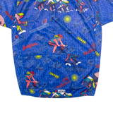 Bicycle Mens Jersey Blue V-Neck XL