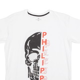 PHILIPP PLEIN Womens T-Shirt White 2XL