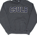 CHAMPION Csulb Mens Grey Hoodie USA M