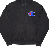 CHAMPION REVERSE WEAVE Mens Black Hoodie M