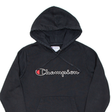 CHAMPION Mens Black Hoodie S
