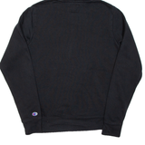 CHAMPION Mens Black Hoodie S