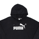 PUMA Cropped Womens Black Hoodie L