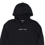 TOMMY JEANS Cropped Womens Black Hoodie M