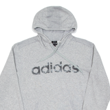 ADIDAS Mens Grey Hoodie M