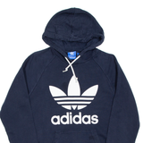 ADIDAS Mens Blue Hoodie S