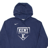 NIKE Mens Blue Hoodie USA S
