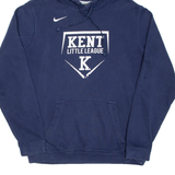 NIKE Mens Blue Hoodie USA S