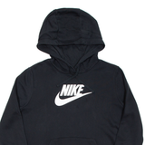 NIKE Womens Black Hoodie L
