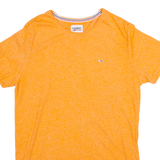 TOMMY HILFIGER Mens T-Shirt Orange M