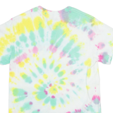 GILDAN Womens Tie Dye T-Shirt White S