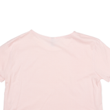 ELLESSE Cropped Womens T-Shirt Pink UK 8