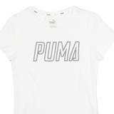PUMA Womens T-Shirt White S