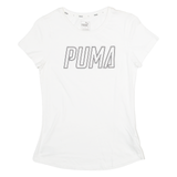 PUMA Womens T-Shirt White S