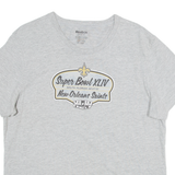 REEBOK South Florida Womens T-Shirt Grey USA L
