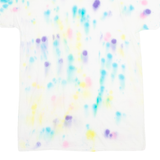 COMFORT SOFT Womens Tie Dye T-Shirt White M