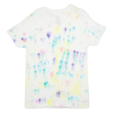 COMFORT SOFT Womens Tie Dye T-Shirt White M