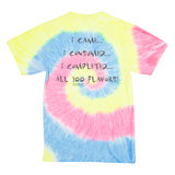 PORT AND COMPANY Mens Tie Dye T-Shirt Blue S