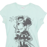 DISNEY Minnie Mouse Womens T-Shirt Green L