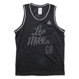 REEBOK Mens Vest Black Sleeveless XS