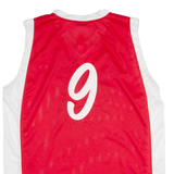 CHAMPION Basket Melzo Mens Jersey Red 90s V-Neck L