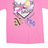 GILDAN Strike Out Womens T-Shirt Pink M