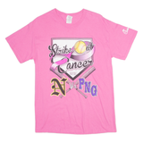 GILDAN Strike Out Womens T-Shirt Pink M