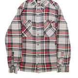 REDHEAD Insulated Mens Jacket Red 80s Hooded Check S