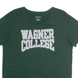 CHAMPION Wagner College Mens T-Shirt Green USA XL
