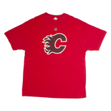 REEBOK Calgary Flames Gaudreau 13 Mens T-Shirt Red XL