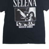SELENA Mens Band T-Shirt Black L