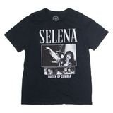 SELENA Mens Band T-Shirt Black L