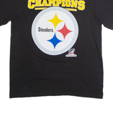 REEBOK AFC Champions Steelers Mens T-Shirt Black USA XL