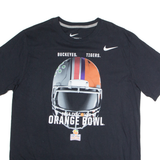NIKE Orange Bowl Buckeyes Tigers Mens T-Shirt Black USA L