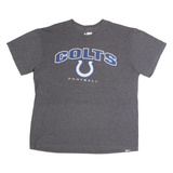 NFL Colts Mens T-Shirt Grey USA L