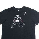 NIKE Mens T-Shirt Black USA 2XL