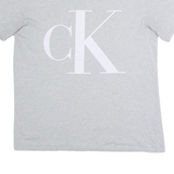 CALVIN KLEIN Mens T-Shirt Grey M