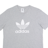 ADIDAS Mens T-Shirt Grey M