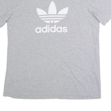 ADIDAS Mens T-Shirt Grey M