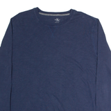 CALVIN KLEIN JEANS Mens T-Shirt Blue Long Sleeve L
