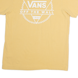 VANS Mens T-Shirt Brown M