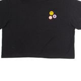 CHAMPION Crop Womens T-Shirt Black XL
