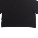 CHAMPION Crop Womens T-Shirt Black XL
