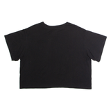 CHAMPION Crop Womens T-Shirt Black XL