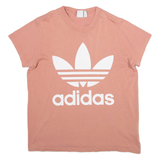 ADIDAS Womens T-Shirt Pink UK 10